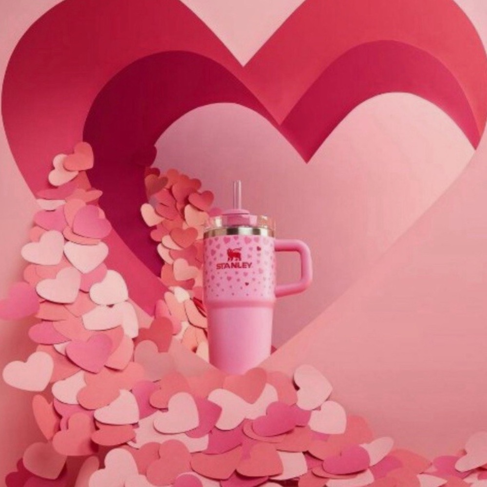 Price FIRM New STANLEY SWEET HEARTS QUENCHER TUMBLER - Picture 3 of 3